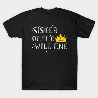 Sister Of The Wild One Retro Style - Adventure Sister 2020 Gift T-Shirt